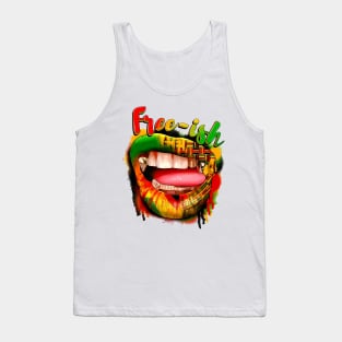 Free-ish Juneteenth Lips, Juneteenth, Emancipation Day Tank Top